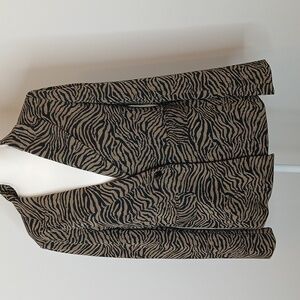 Women's Elie Tahari Animal Print Blazer Size 10